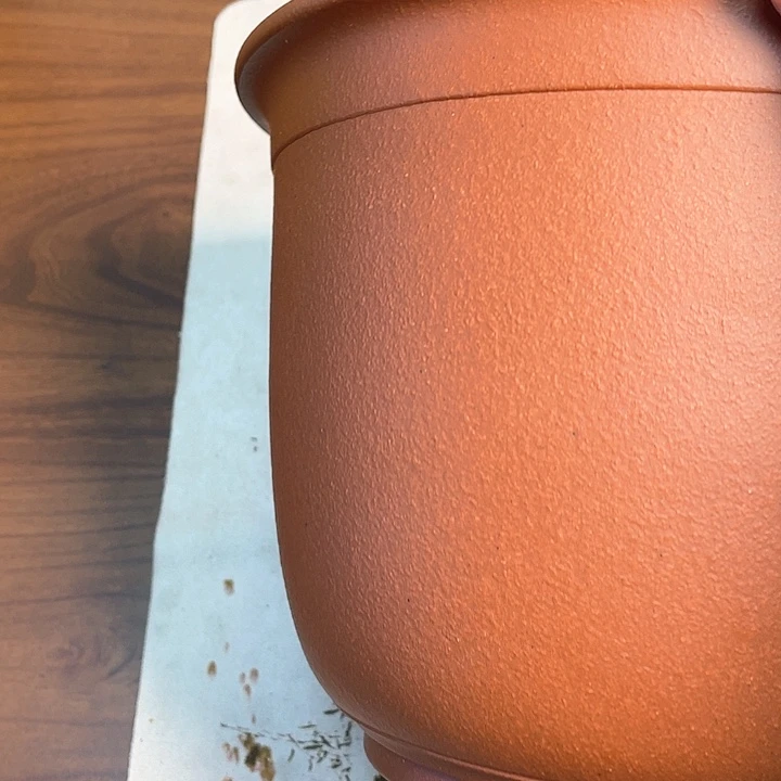 紫砂花盆钱*精品紫砂兰花盆