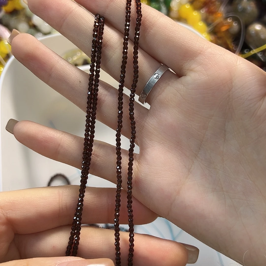 玛瑙/玉髓未镶嵌珠宝半成品茶晶卡2两条