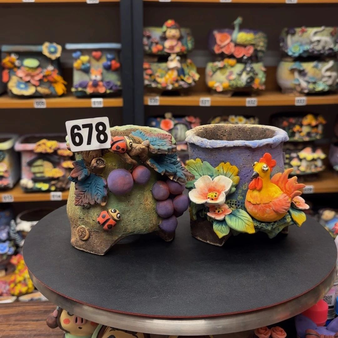 【闪购商品】粗陶手捏