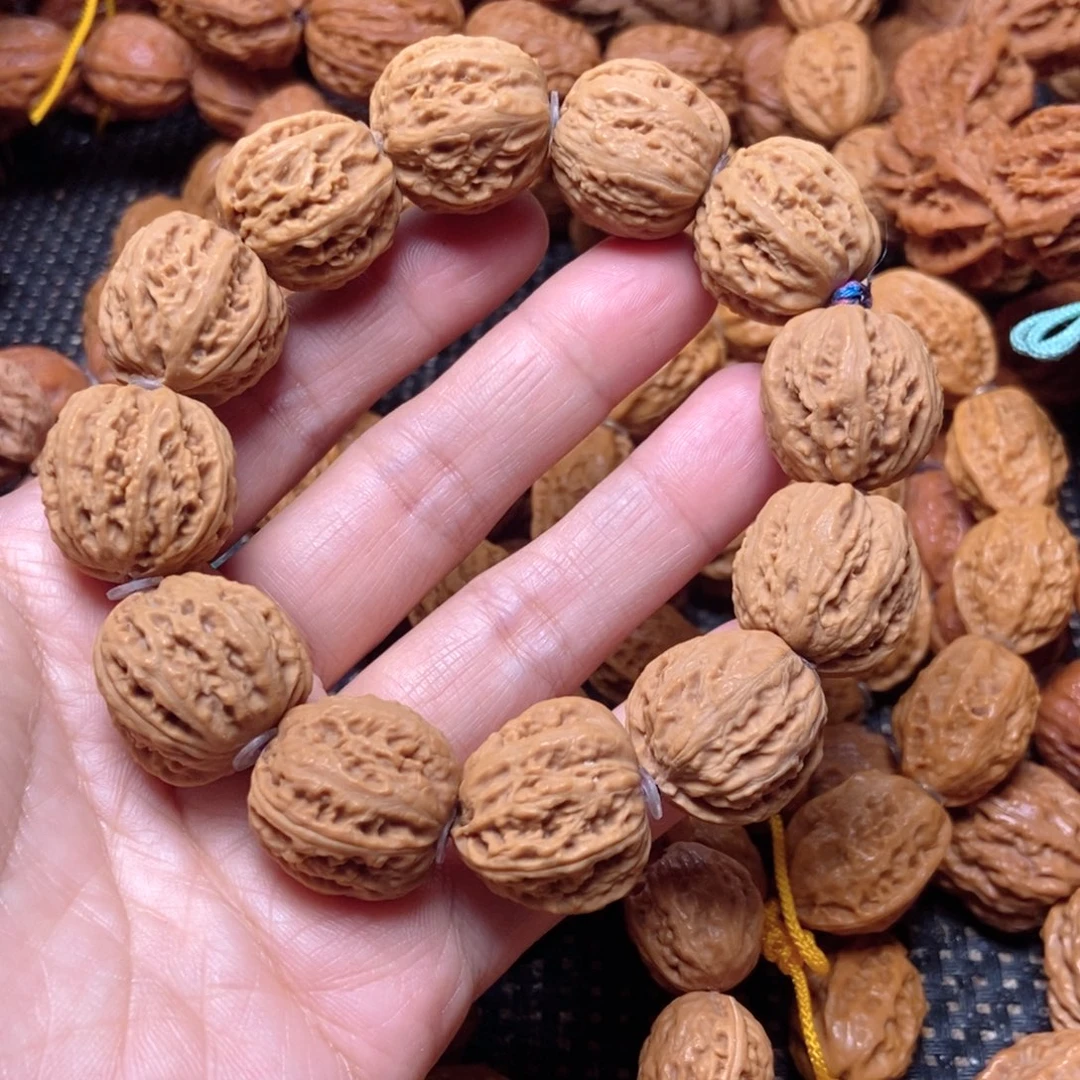 心***魔手串桃核白茬京八棱