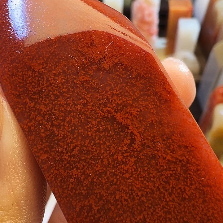 老***星印石寿山石水冻桃花