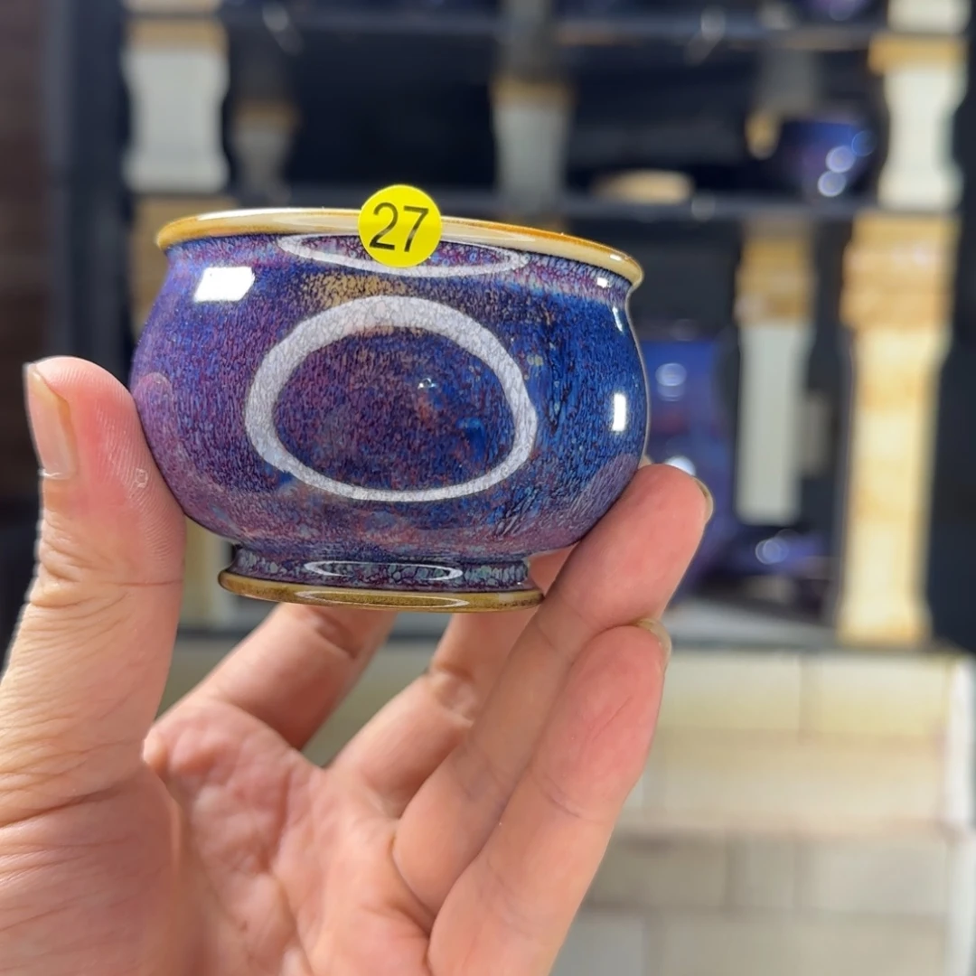 钧窑炉式杯手拉坯