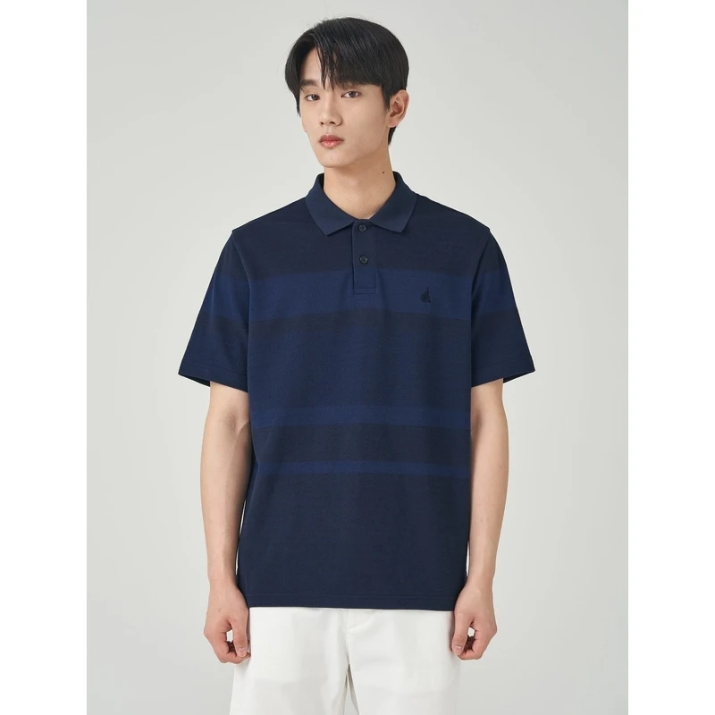 滨波 春夏男士通勤休闲舒适T恤短袖POLO衫BC3342C13