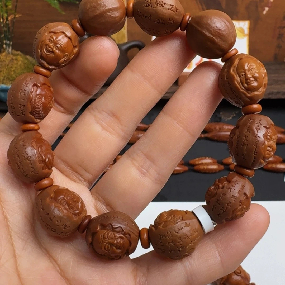橄榄核手串/手链心经十八罗汉
