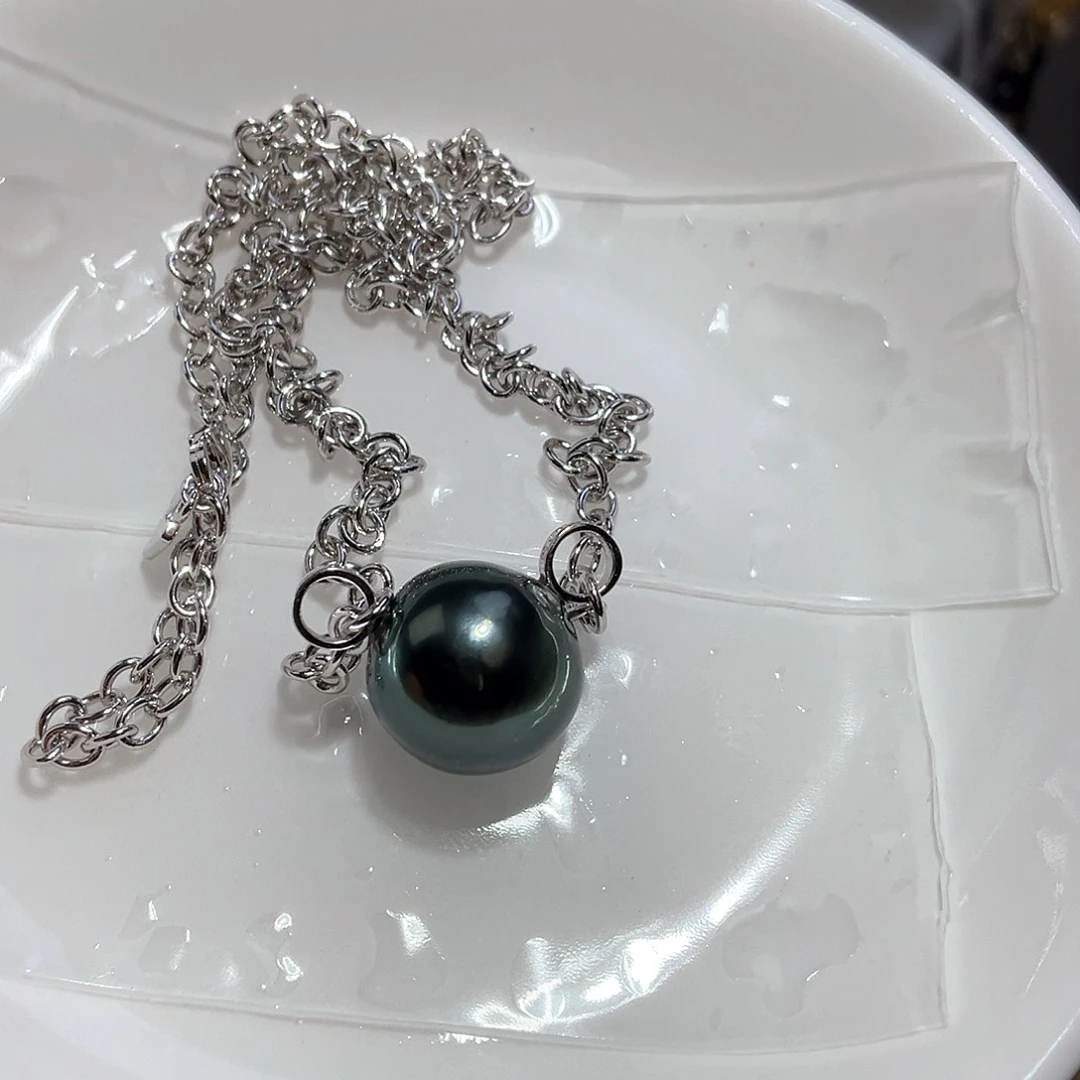 海水珍珠颈饰银S925镶嵌