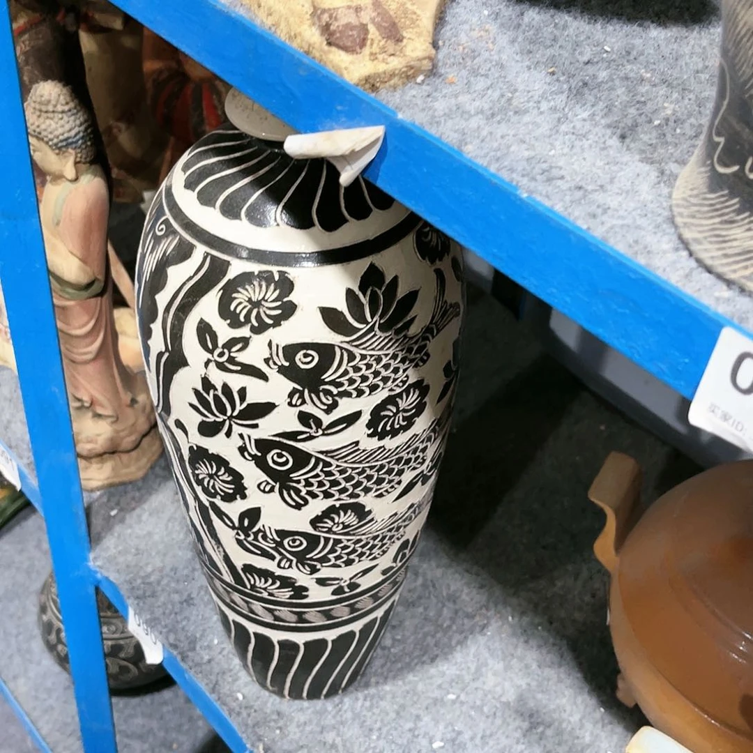 瓦当摆件摆件茶的陶瓷野****）