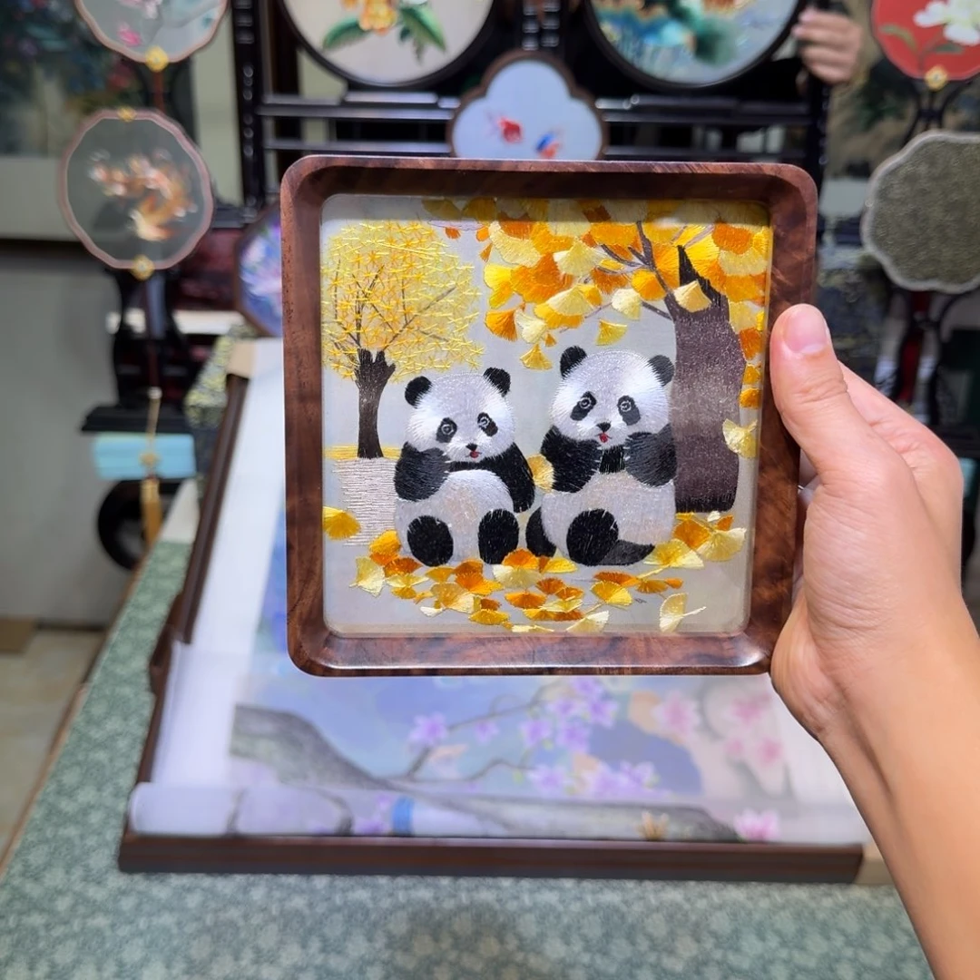 刺绣手工苏绣工艺制作技艺精湛