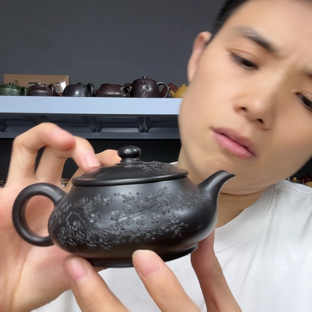 茶壶底槽青民间手艺人全手工制作