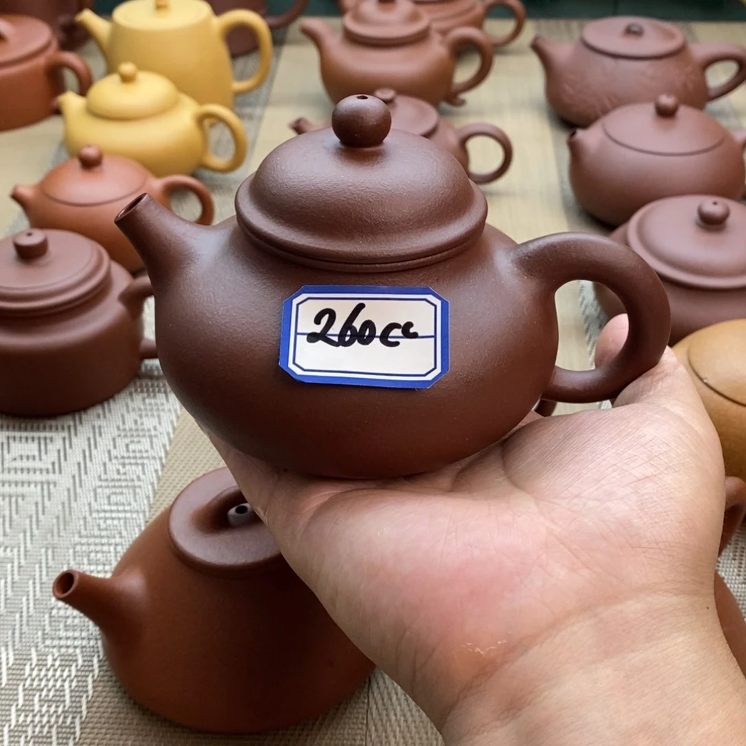 茶壶紫砂紫砂容天半手工
