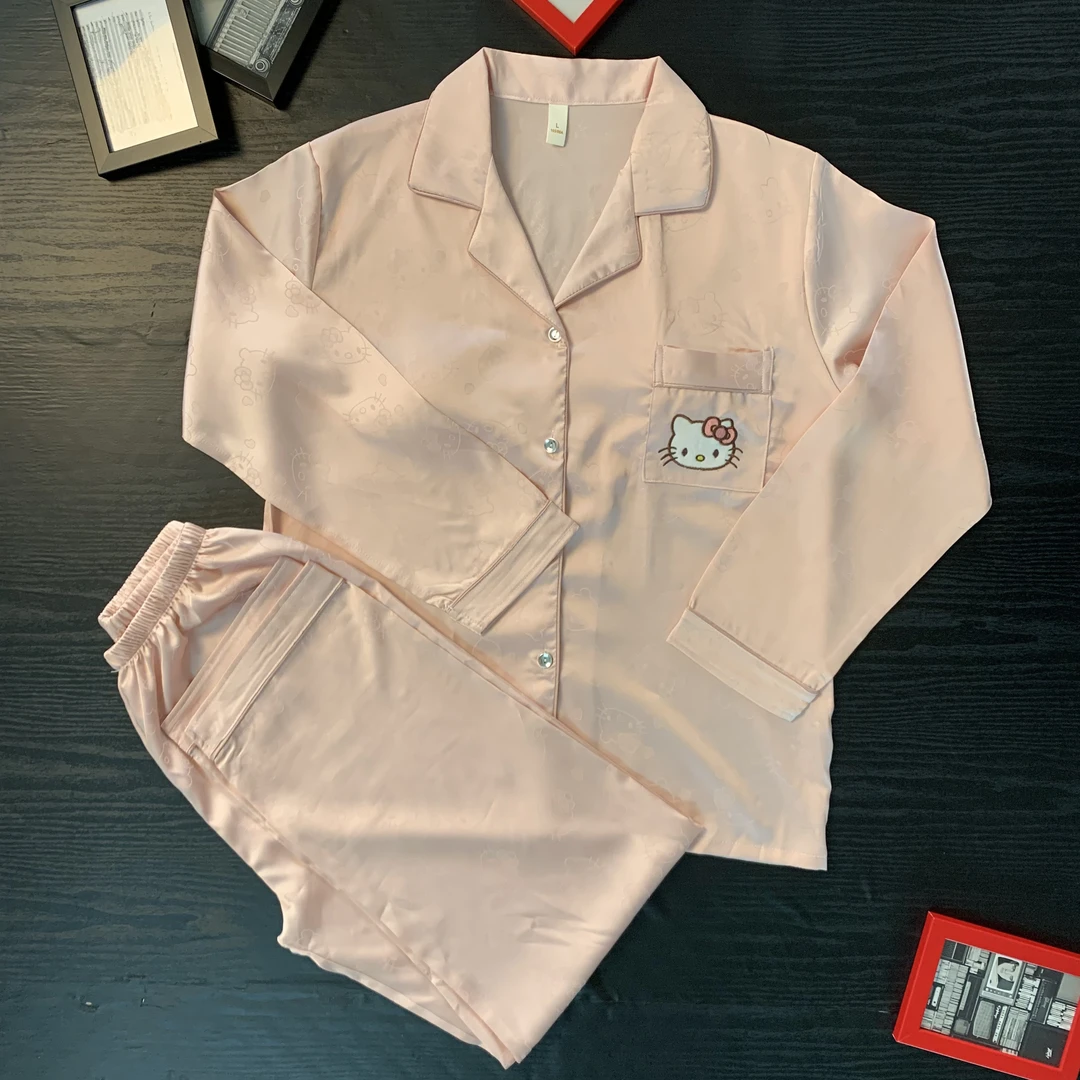 【3号】女款冰丝睡衣居家服套装