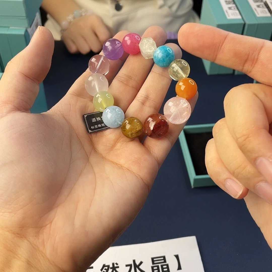 水晶手链银S925镶嵌