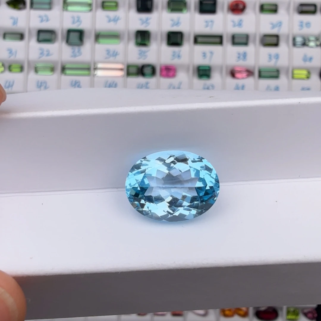 托帕石裸石天然13.2克拉