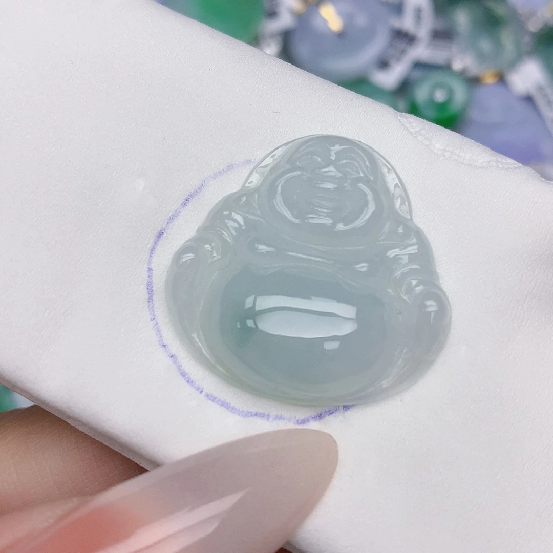 翡翠未镶嵌颈饰天然缅甸翡翠a货百元以上9元证书费自理