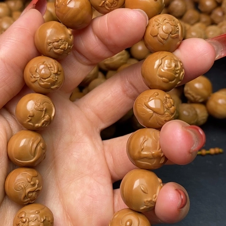 猴头核桃手串无相佛