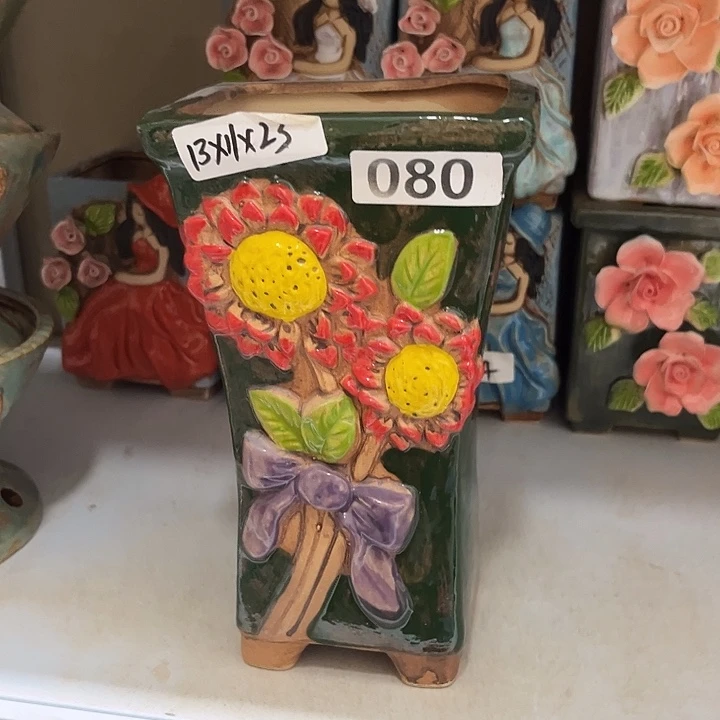 粗陶材质多肉花盆