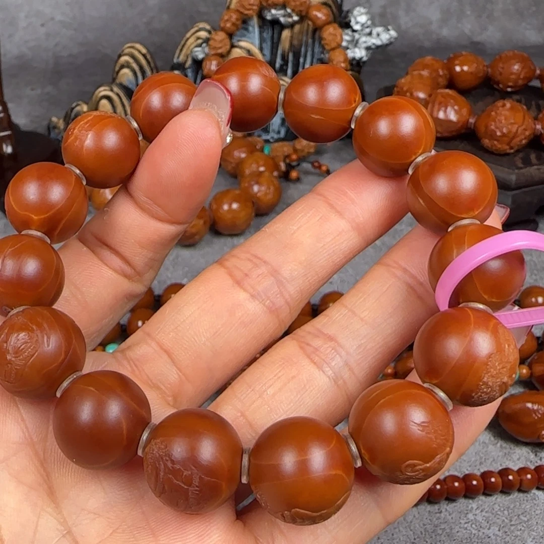 橄榄核吊坠铁核达摩