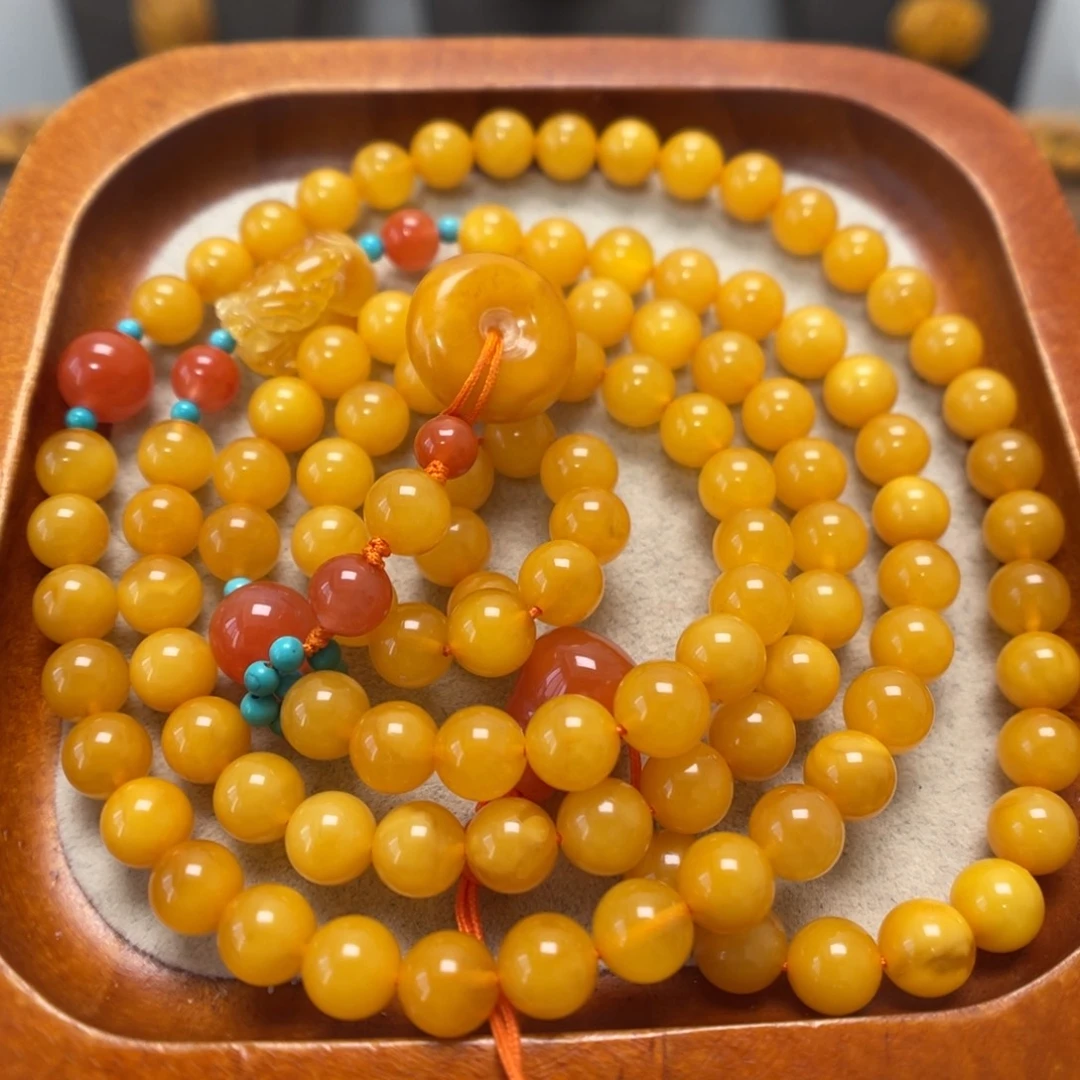 蜜蜡未镶嵌手串蜜蜡