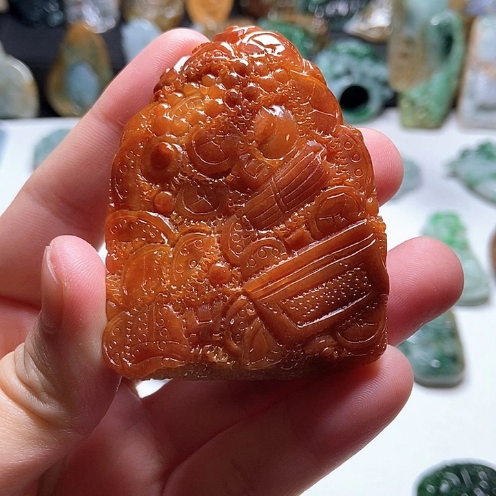 翡翠未镶嵌颈饰翡翠a货