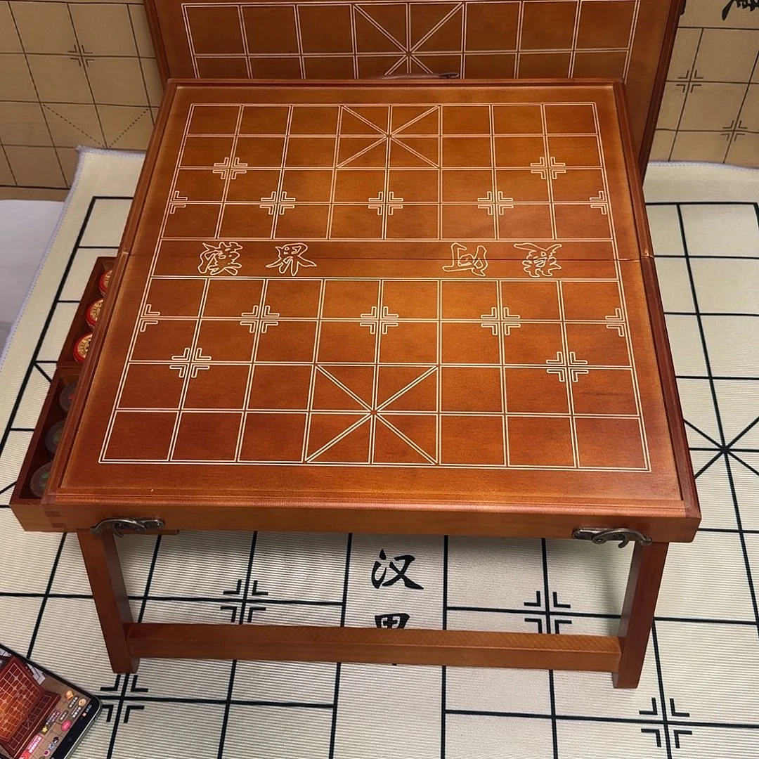 木60大号实木折叠棋桌（无象棋）