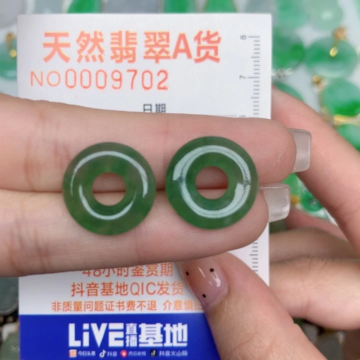 翡翠未镶嵌颈饰甜甜圈