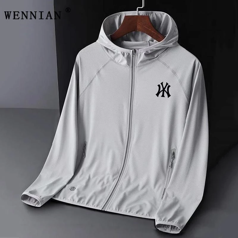 upf50+皮肤衣男2025夏季新款防紫外线户外运动宽松冰丝薄款防晒衣