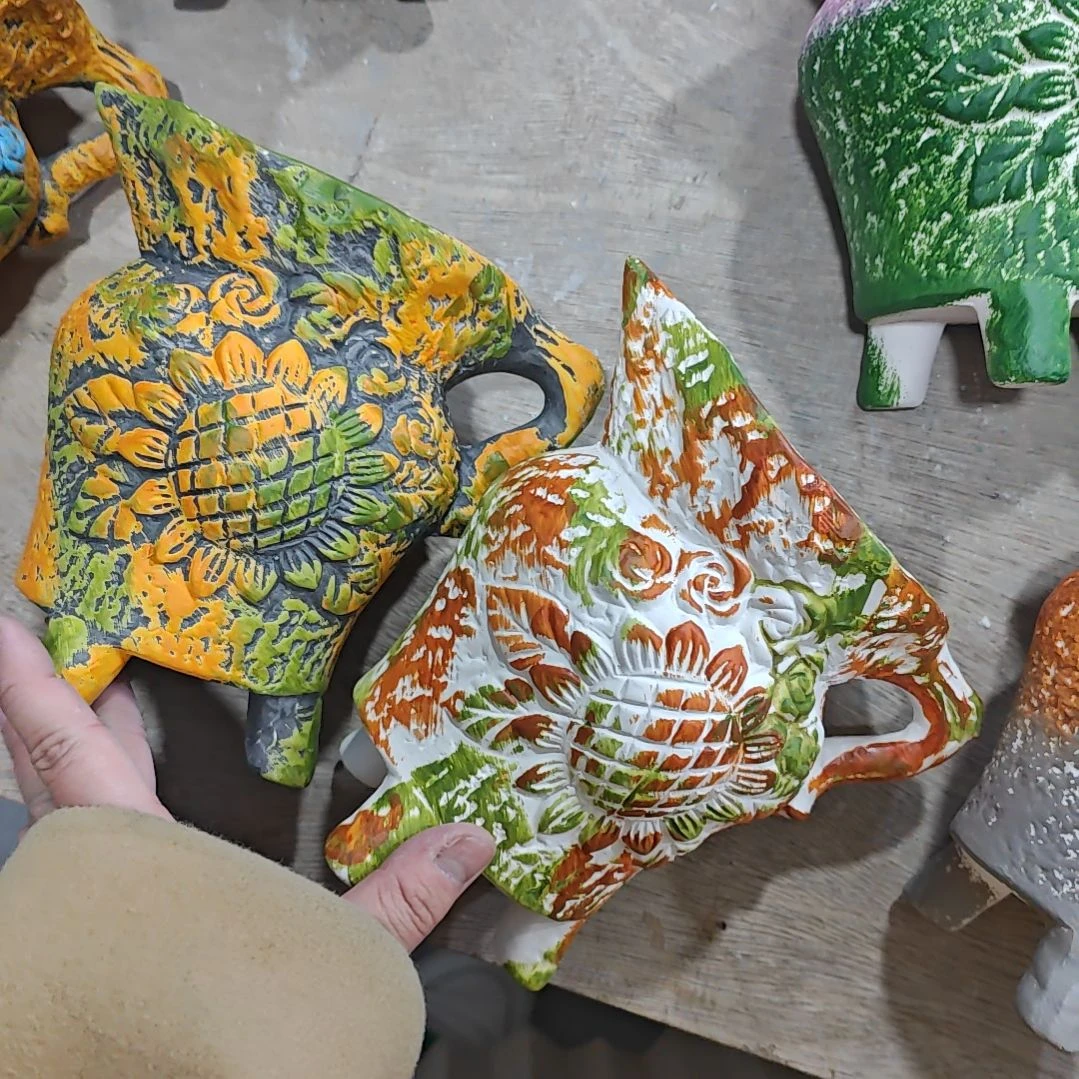 红陶吸水透气的白陶花盆凑满12发货