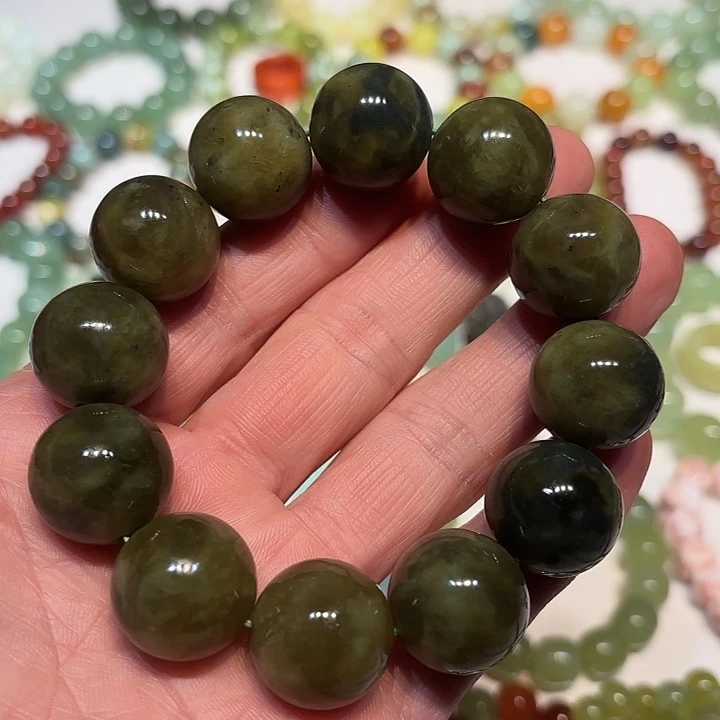 蛇纹石玉未镶嵌手串