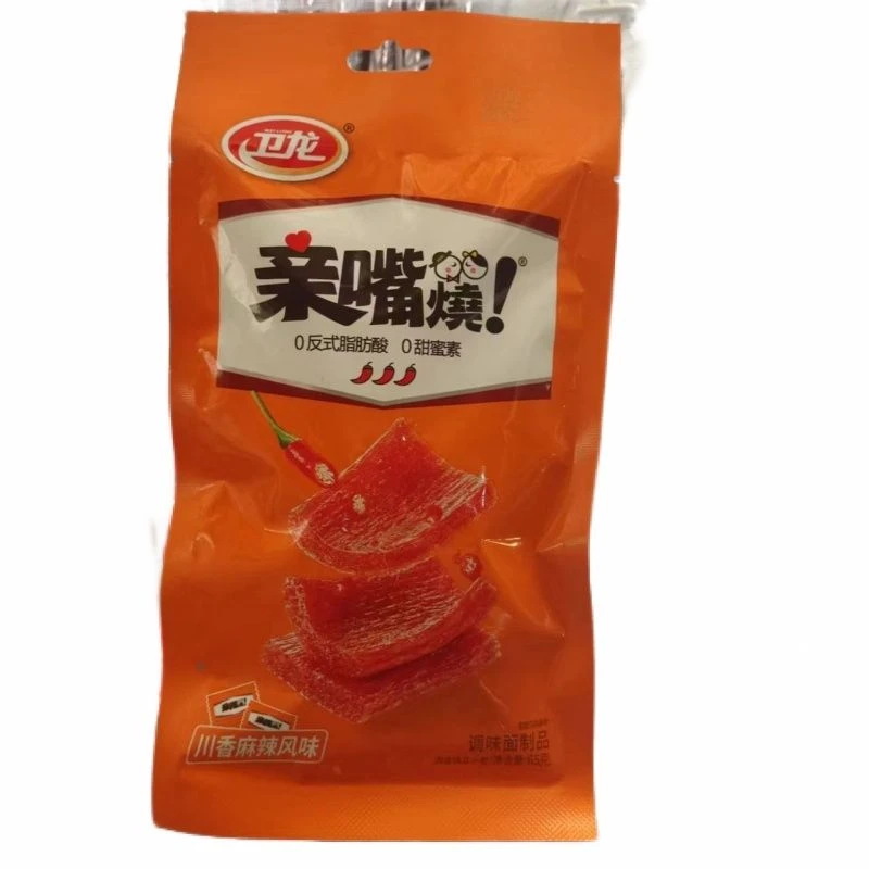 卫龙亲嘴烧川香麻辣风味65g*1袋 零食辣条小吃