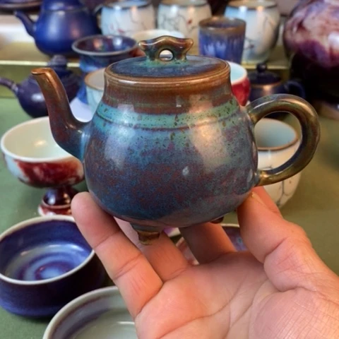 陶瓷三足壶888888888