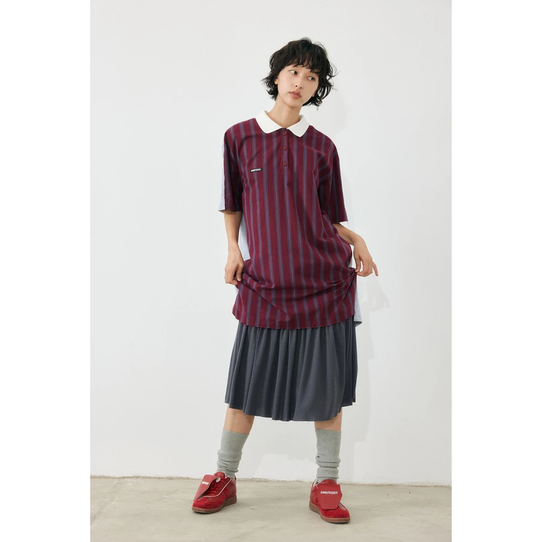 ANNAMOOER · 拼色POLO领短袖T恤 AM71Z30