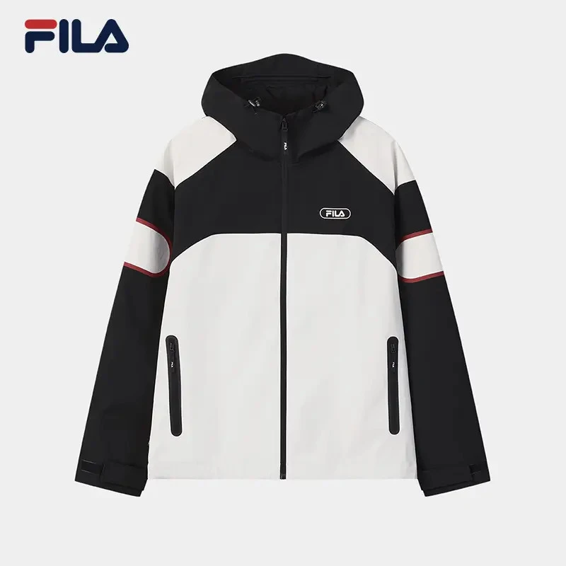 Fila/斐乐斐乐户外男女休闲连帽防风时尚运动冲锋衣F11M549709F