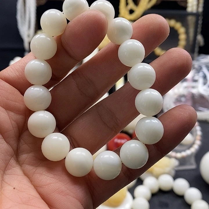 盗***谱贝壳手串/手链12高玉化