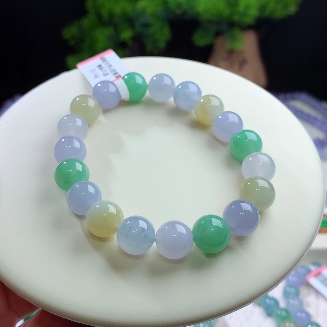 未镶嵌手串翡翠卡10mm