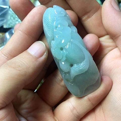 翡翠未镶嵌颈饰天然缅甸翡翠a货