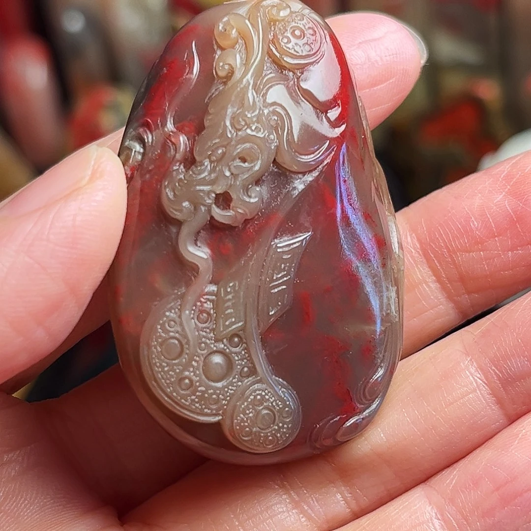 昌化石其他鸡血石挂件