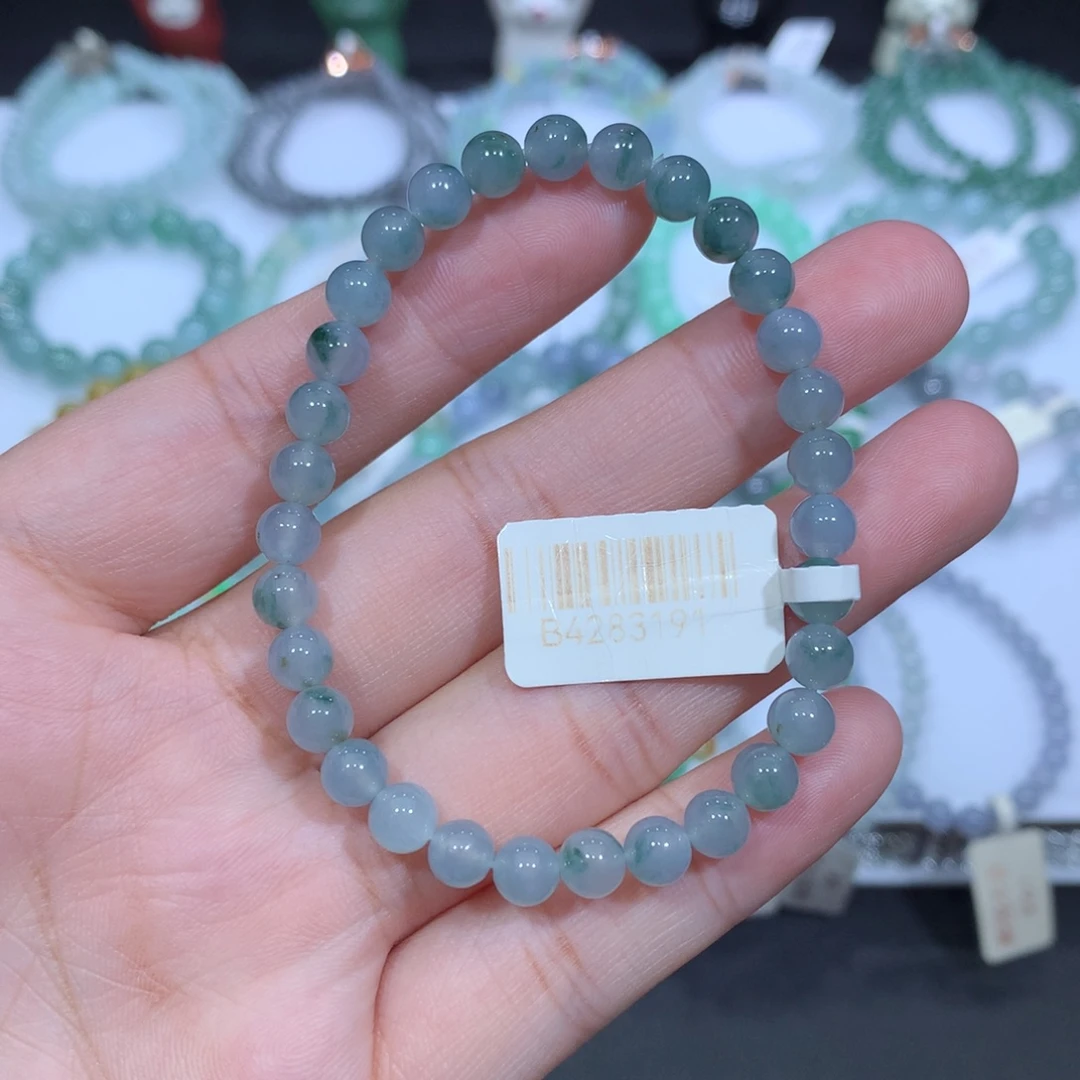未镶嵌手串翡翠天然
