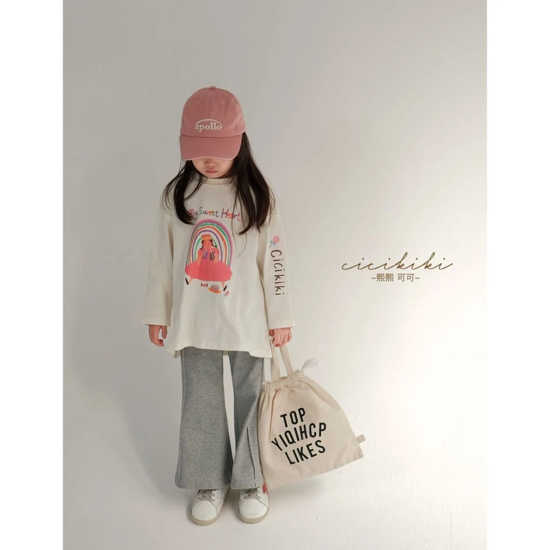 【莉儿】2025儿童春秋新款女孩圆领童装长袖T恤 熙熙可可TX2507