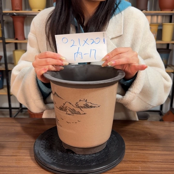 紫砂花盆紫砂花盆精品花盆