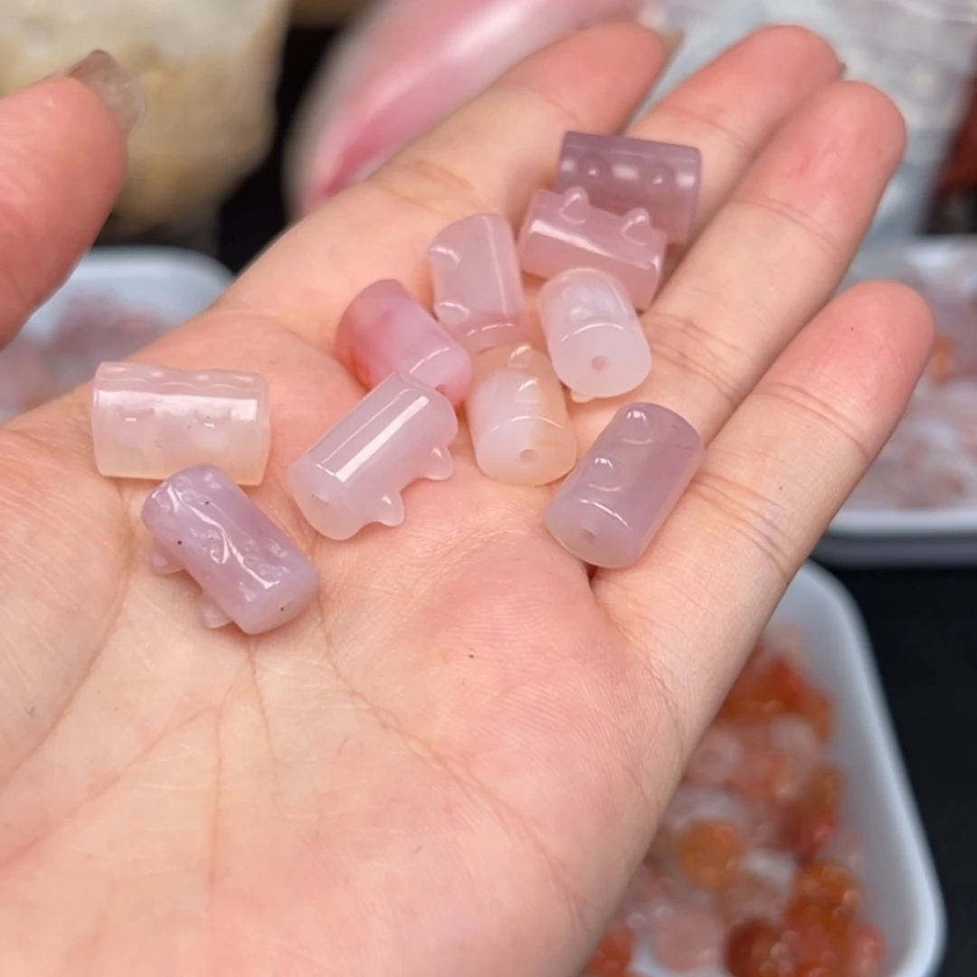 米***谷玛瑙/玉髓未镶嵌吊坠(不含链)