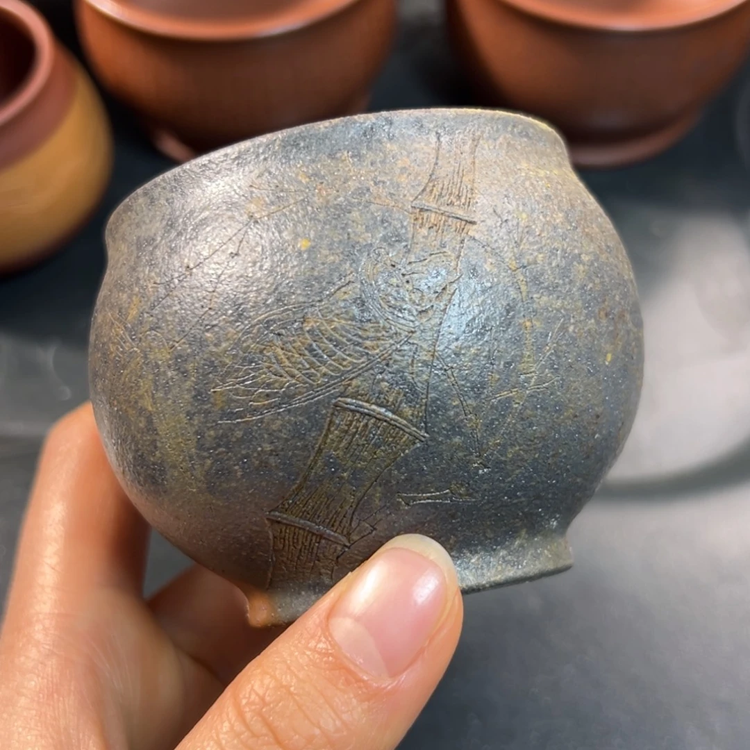 紫砂茶杯微瑕不退不换