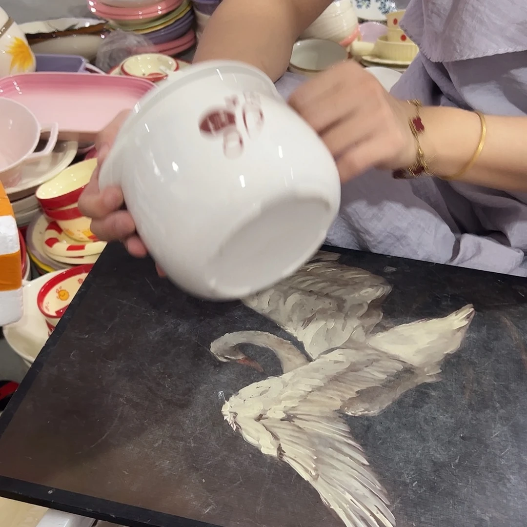 瓷片微瑕处理 一个