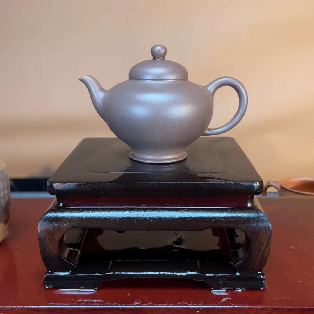 紫砂茶壶高端150cc紫泥华颖慕古
