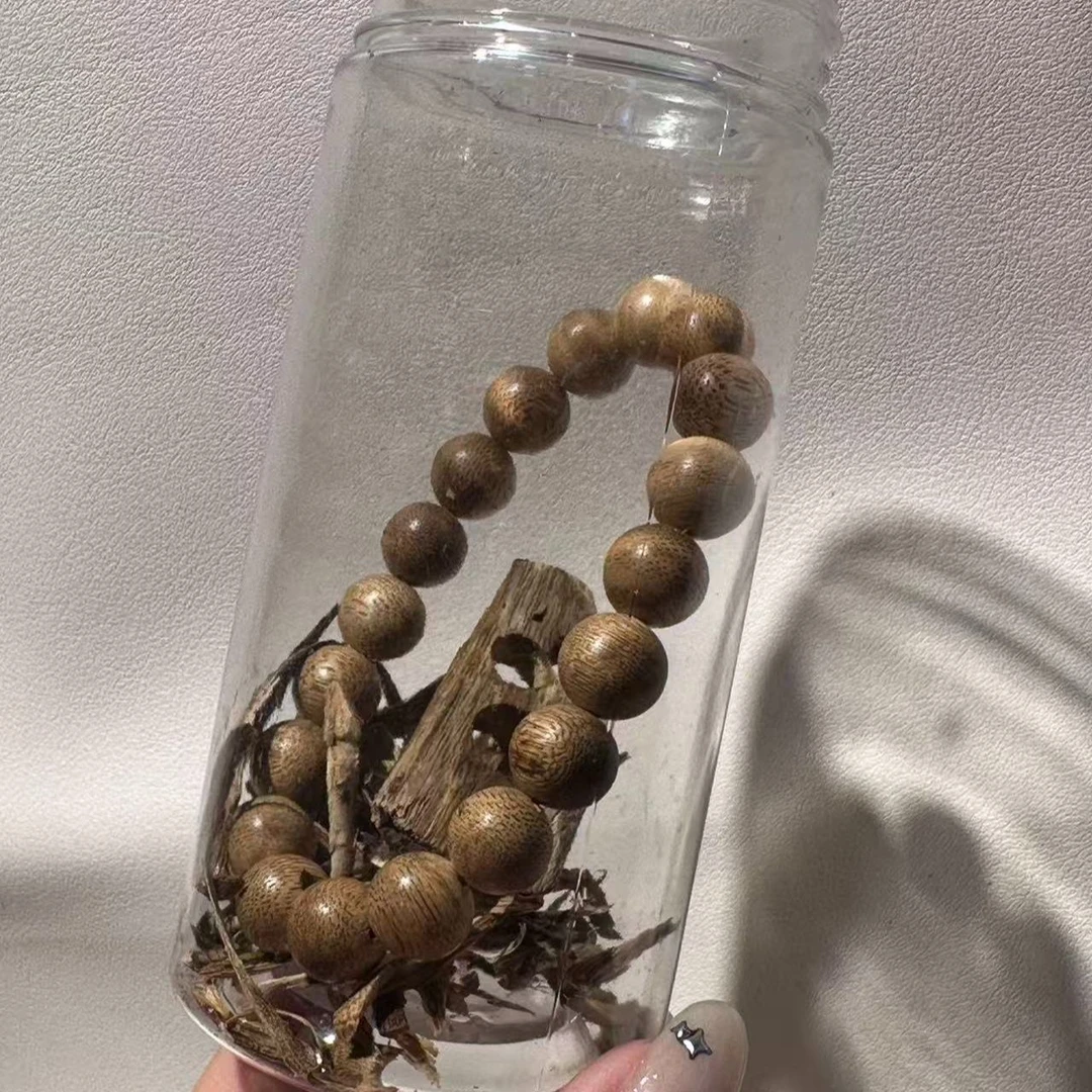 沉香天然奇楠国香手串海南绿奇楠国产珠串送朋友节日礼物*商城