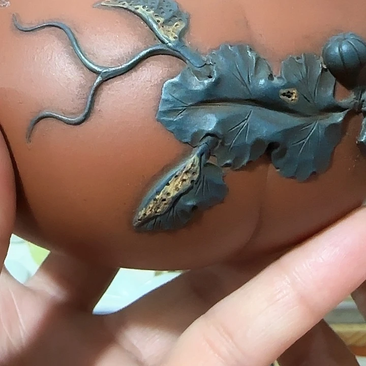 茶壶紫砂g****e器物之美手工雕刻