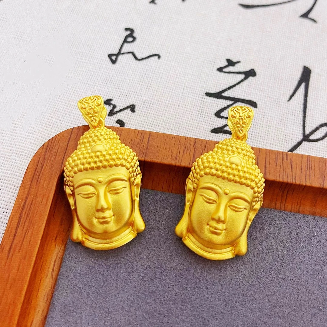 时尚百搭单佛头吊坠
