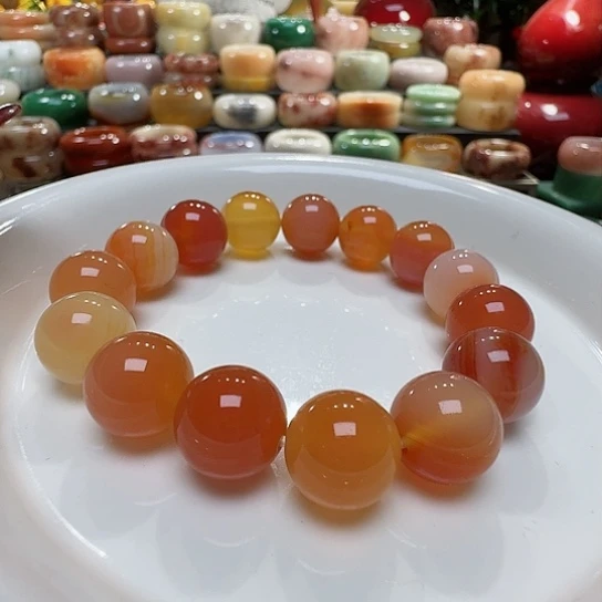 玛瑙/玉髓手串未镶嵌蓝**空