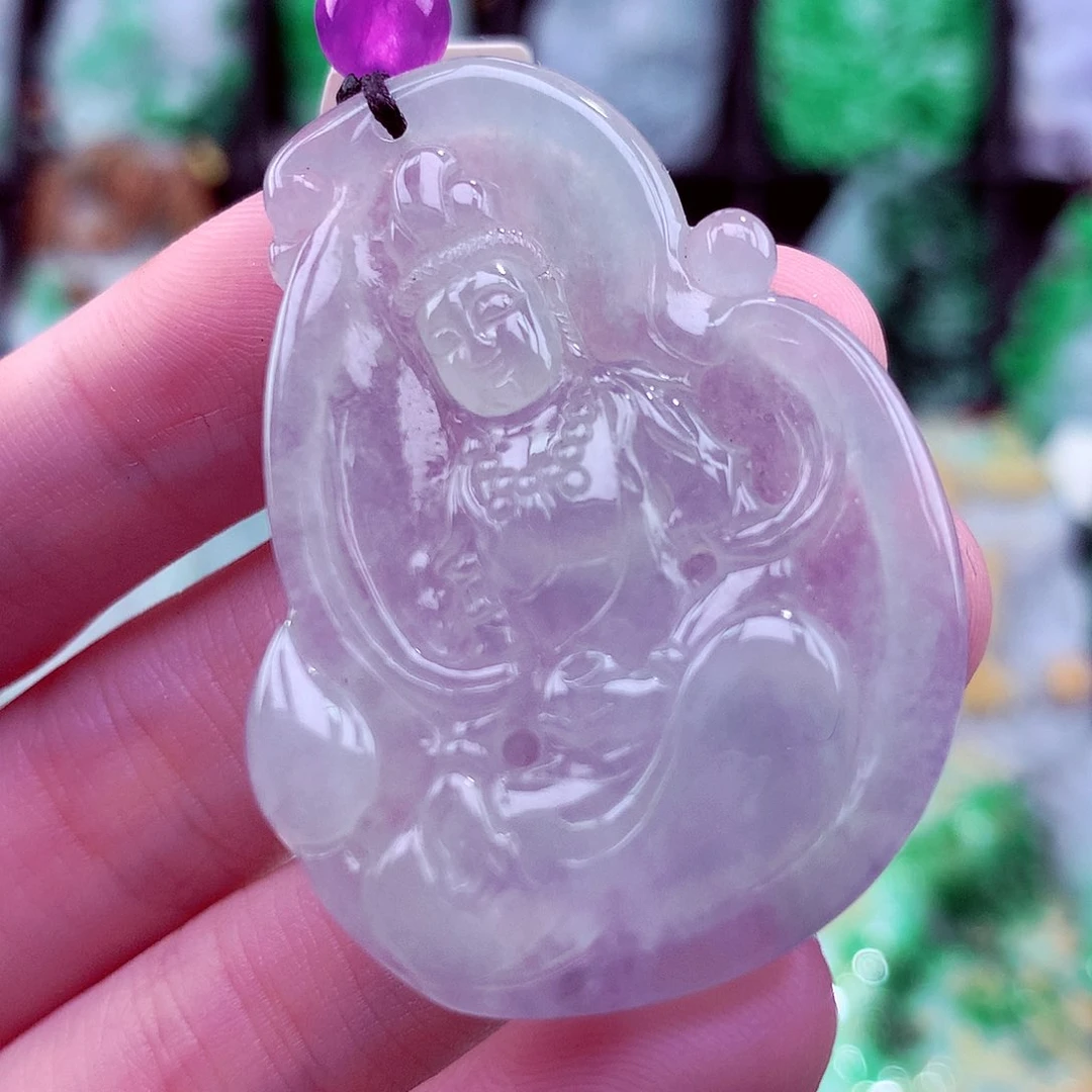 翡翠未镶嵌颈饰天然