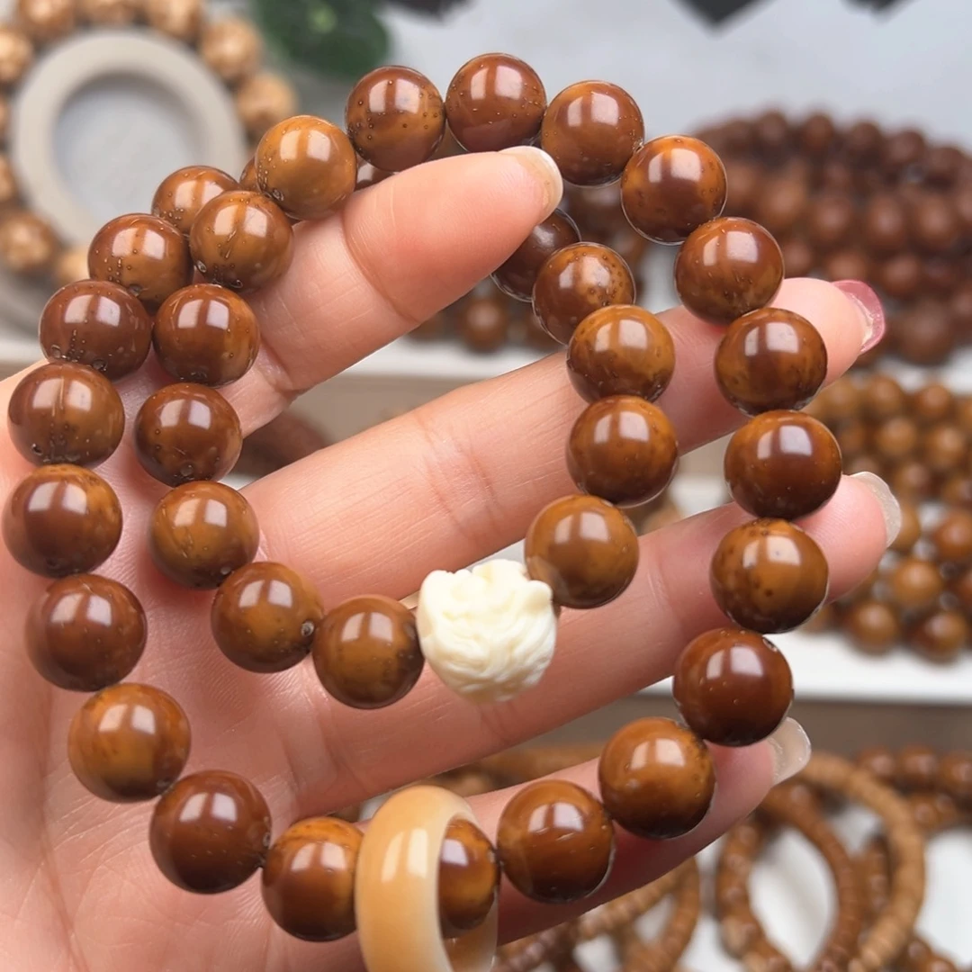 紫金鼠手串11光珠手持反油练手款