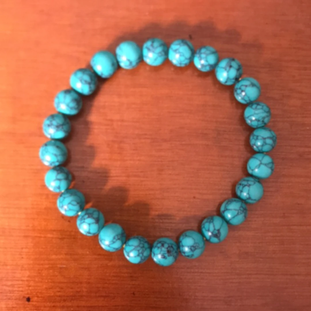 非金属珐琅手链 湖北原矿料8mm手串男女同款以直播间讲解为准