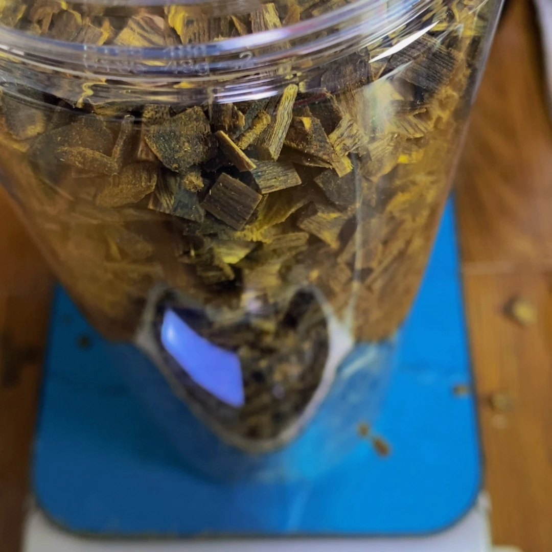 无***名沉香沉香碎屑紫棋沉水片油356克